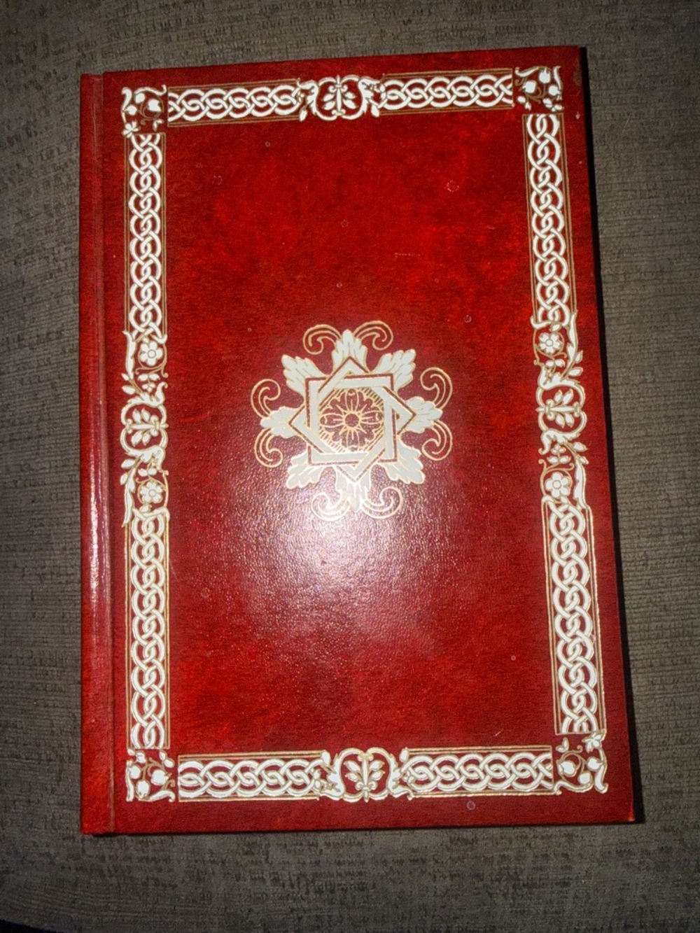 Vintage Anything Book™️ Hardcover Blank Journal Unlined Unruled Sketch Art Deco